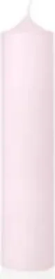 Produktbild von Kerzenrohling zur Verzierung Taufkerze 300 x 70 mm in der Farbe Rosa, Babyrosa