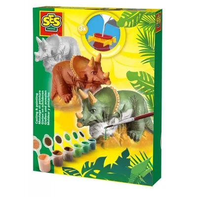 Immagine prodotto di Da colorare: "Il dinosauro Triceratops"