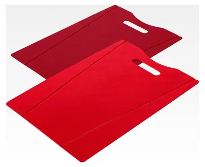 Produktbild von Schneidebrett Set 2-teilig, Rot/Dunkelrot