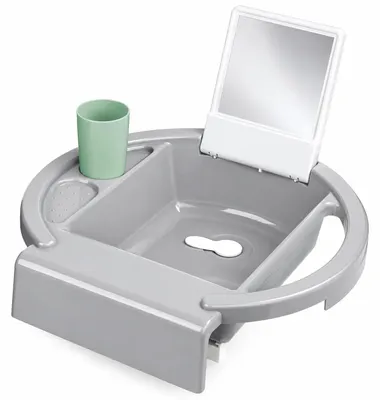 Imagen del producto de Rotho Babydesign 1200701057, aro, blanco, 1 recipiente, central, cuadrado, 400 mm