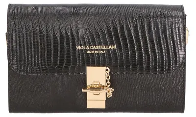 Immagine prodotto di Pochette Tracolla Donna Pelle Stampa Coccodrillo Italy ROSSO UNICA 23x13x5 cm