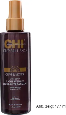 Produktbild von CHI Brilliance Light Weight Leave-In Treatment Pflege ohne Spülung für Feinheit und Glanz des Haars 89 ml