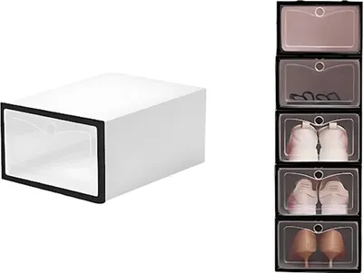 Immagine prodotto di Set di 6 scatole trasparenti per scarpe - Organizzazione KP36332