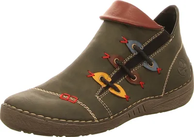 Zdjęcie produktu dla Buty za kostkę damskie Rieker 72581, rozmiar:39 EU, kolor:Zielony