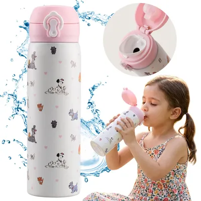 Produktbild von DISNEY Thermo-Trinkflasche aus Edelstahl, Wasserflasche für die Schule, 440 ml