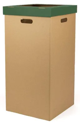Produktbild von Papierkorb mit Deckel, 70 Liter, grün