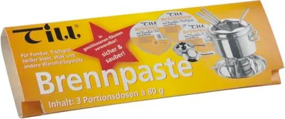 Produktbild von Brennpaste 3er-Schleife, Inhalt: 3 x 80 Gramm