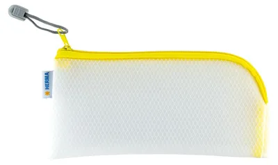 Immagine prodotto di HERMA 20005 Sacchetto HERMA "Mesh Bags" con cerniera, 230 x 110 mm, giallo