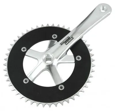 Immagine prodotto di Guarnitura Sturmey Archer FCT2x 1 velocità 42 - 48 denti singlespeed, colore:argento, denti:42 denti