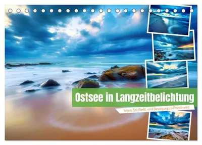 Produktbild von Ostsee in Langzeitbelichtung (Tischkalender 2027 DIN A5 quer), CALVENDO Monatskalender