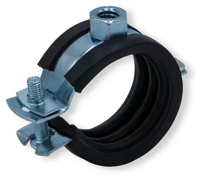 Produktbild von Gelenk Rohrschelle mit Kippschraube + Schallschutz für Rohr, Größe 31 - 36 mm