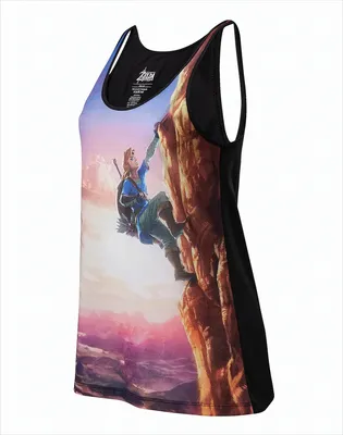 Produktbild von Zelda Breath of the Wild Top (Damen) -L- Link Clim