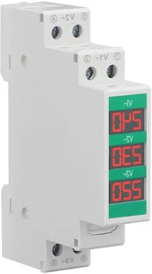 Image de Voltmètre triphasé 60-450 V, haute précision, compact, pour appareils électriques