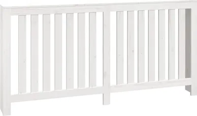 Obrázok produktu pre vidaXL Kryt radiátora biely 169x19x84 cm Masívne borovicové drevo