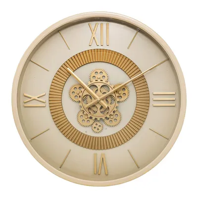 Produktbild von Eazy Living Mechanische Wanduhr Ø 50 cm Noah Beige