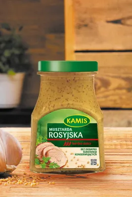 Produktbild von Kamis Russischer Senf ''Musztarda Rosyjka'' 180g