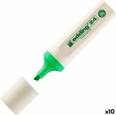 Image de Surligneur Edding EcoLine 24 vert clair (10 pièces)