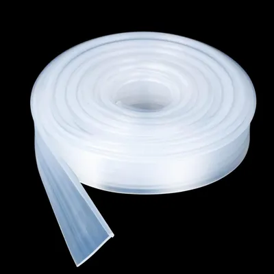 Imagen del producto de Tira de sellado para la parte inferior de la ducha, impermeable, transparente, cortable, para puertas de ducha