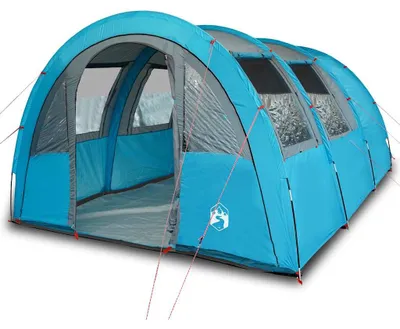 Immagine prodotto di vidaXL Tenda a tunnel 4 persone Blu Impermeabile
