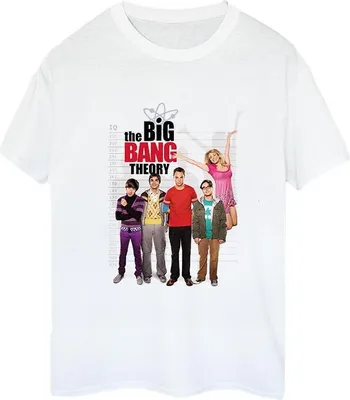 Image de The Big Bang Theory - "IQ Group" T-shirt pour homme BI13308 (3XL) (Blanc)