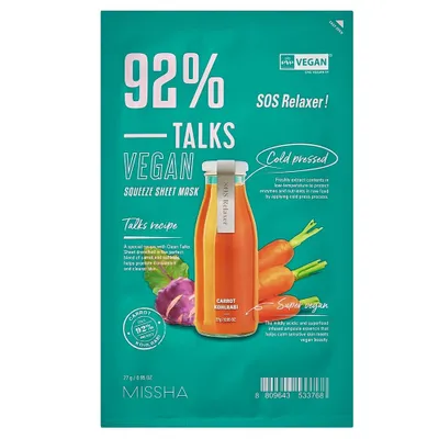 Obrázok produktu pre Missha Maseczka w płachcie dla skóry wrażliwej SOS Relaxer, 27g