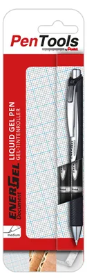 Obrázok produktu pre Pentel BLP77-PRO2AEU Pentel Liquid Gel Rollerball EnerGel Document, balenie 2 ks