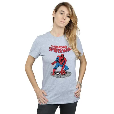 Image de Marvel - "The Amazing Spider-Man" T-shirt pour femme BI39846 (XL) (Noir)
