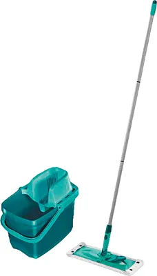 Obrázok produktu pre LEIFHEIT 55356 Combi Clean Set, podlahový mop a vedro s lisovacím nadstavcom, farba zelená/tyrkysová
