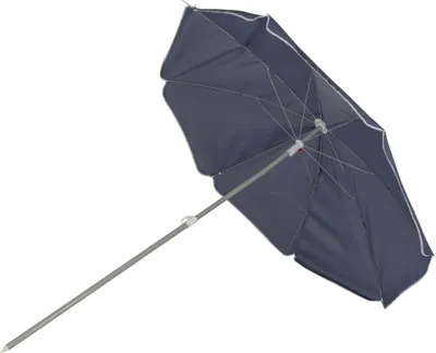 Produktbild von Bo-Camp 7267252, Strandschirm, Rund, Blau, Polyester, Stahl, Einfarbig