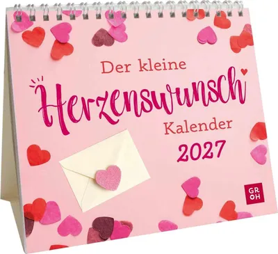 Produktbild von Mini-Kalender 2027: Der kleine Herzenswunschkalender