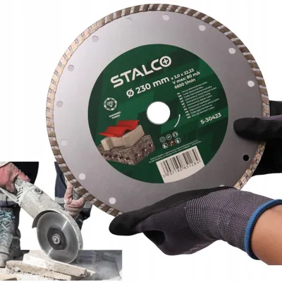 Produktbild von Stalco S-30423 Diamanttrennscheibe Stein Beton Ziegel 230mm