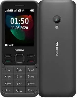 Produktbild von Nokia 150 Mobiltelefon mit 2G-Netzwerkunterstützung in der Farbe Schwarz
