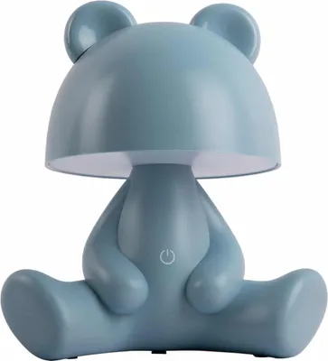 Produktbild von Leitmotiv - Tischleuchte Bear - Blau - 22x17x27cm Tischlampe - Nachttischlampe, Wohnzimmer, Schlafzimmer