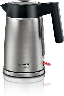Obrázek produktu pro Rychlovarná konvice a topinkovač Bosch DesignLine TWK5P480 - nerezová ocel / černá