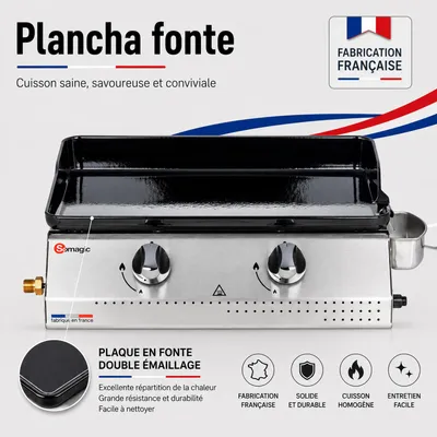 Image de Plancha à gaz VERA 200 2 brûleurs 5,3kW