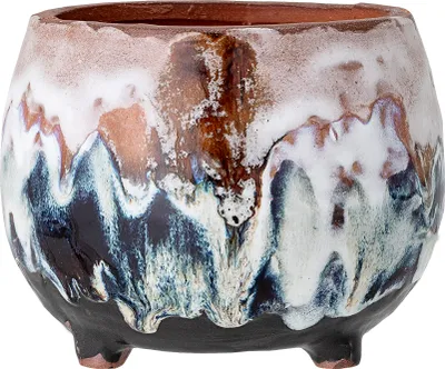 Produktbild von Bjanka Deko-Blumentopf, Braun, Terrakotta