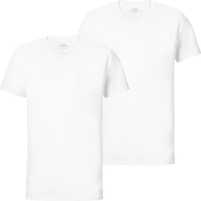 Produktbild von 2er Pack Götzburg T-Shirts kurzarm R-Neck, Farbe:Weiß, Größe:XL, Artikel:-2er Pack R-NECK weiß