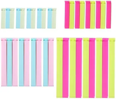 Image de Pinces d'étanchéité réutilisables multicolores pour congélateur et réfrigérateur - 45 pièces - Amélioration de l'efficacité de l'étanchéité