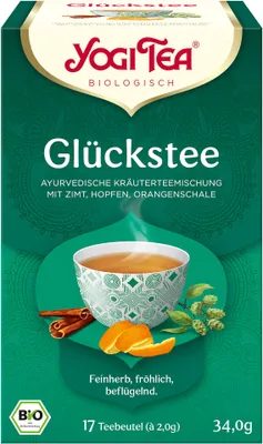 Produktbild von 6 x  Yogi Tea Glückstee | 6 x 34g