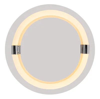 Obrázok produktu pre Globo Lighting stropné svietidlo chrómovaný kov, plastový opál, biela, ø: 350 mm, H: 90 mm, vrátane LED 13W 230V, 1105lm Zdroj, 780lm Výkon, 3000K