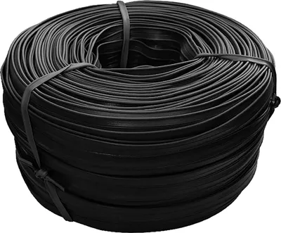 10m Keder Ø 3mm x Fahne 7mm schwarz