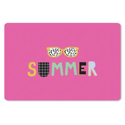 Produktbild von MuchoWow® Mauspad Mousepad Sommer - Zitat - Sonnenbrille 27x18 cm - Mousepads - Maus Mat - Pad - Mausunterlage - Büroartikel - Desk Matten