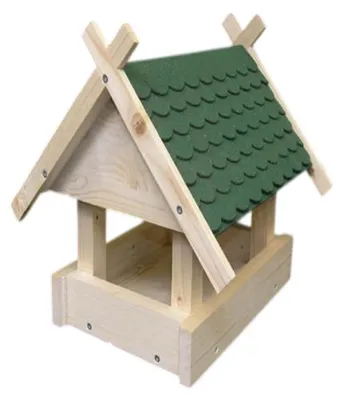 Produktbild von Vogelhaus klein grün Vogelvilla Vogelhäuschen
