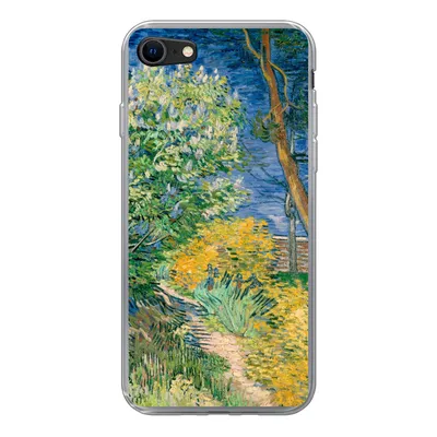 Produktbild von MuchoWow® Handyhülle Schutzhülle Hülle für iPhone 8 Die Büsche bei Arles - Vincent van Gogh Silikon Softcase Handy Hülle - Schutzhaube