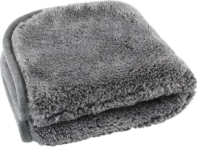 Produktbild von lunar. premium cleaning Poliertuch Auto KFZ Microfasertuch 40x40cm grau 1200 GSM Trockentuch extrem saugfähig ultraweich zur professionellen Autopflege Stück: 1