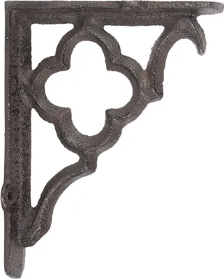 Obrázok produktu pre Clayre & Eef Dekoratívna mriežka 4x13x16 cm Hnedý kov