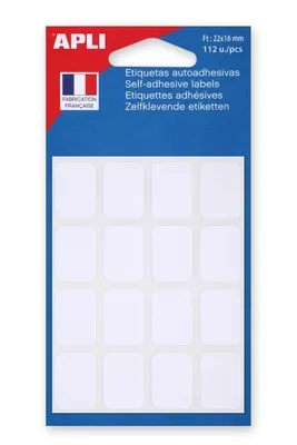 Obrázok produktu pre agipa Vielzweck-Etiketten, 16 x 22 mm, weiá