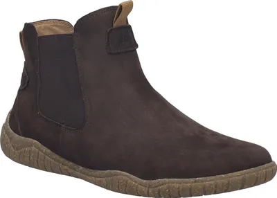 A single brown boot is shown against a white background.