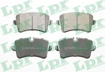 Produktbild von LPR 05P1826 Bremsbelagsatz, Scheibenbremse  05P1826
