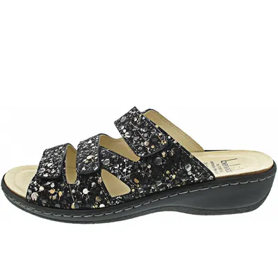 Produktbild von Belvida Damen Pantolette in Schwarz, Größe 43